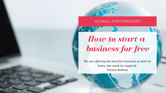 How to start an online business for free